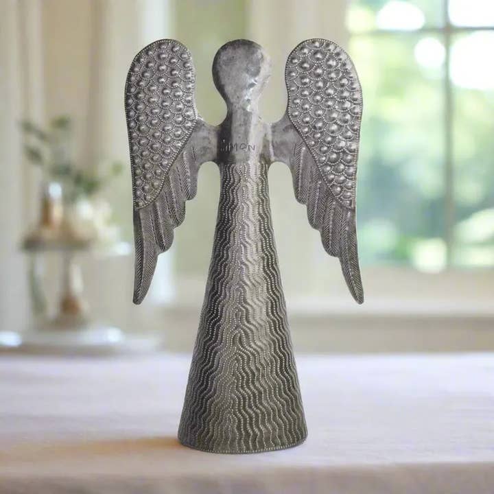 Metal Angel Figurine for wholesale by Beyond Borders