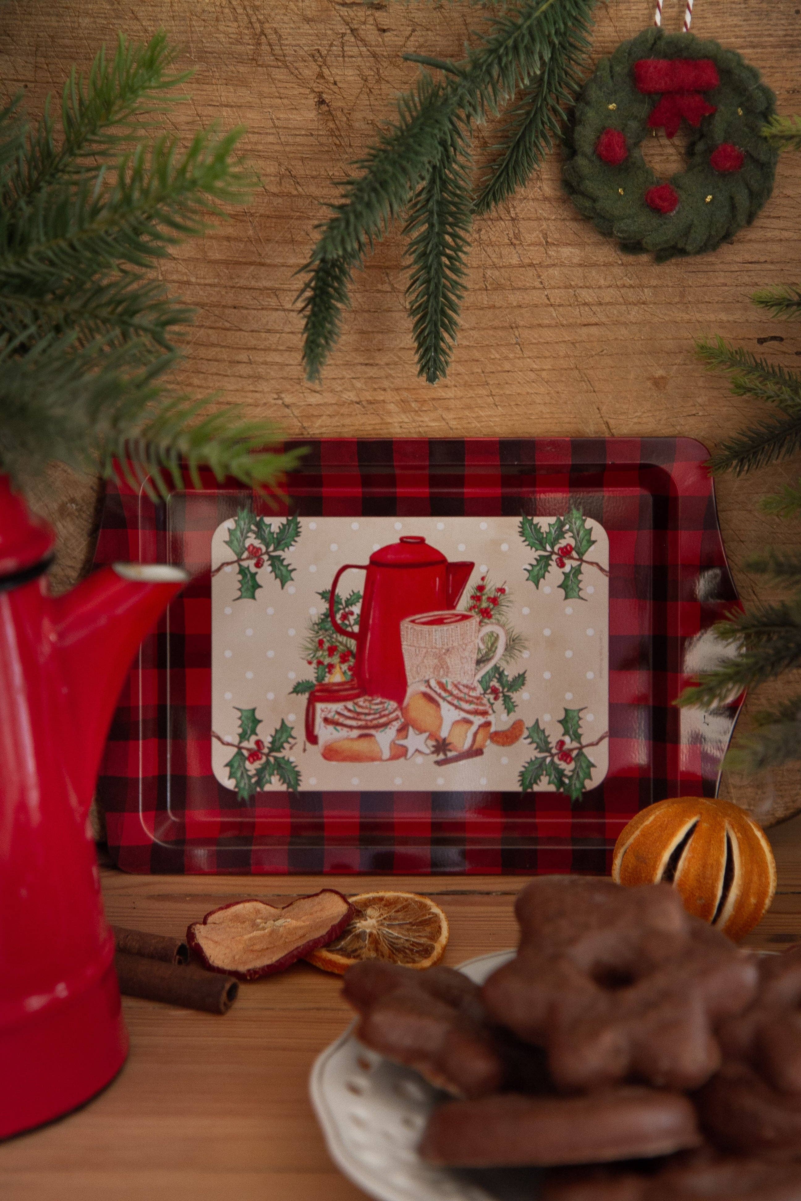 CAROFROMWOODLAND - Wholesale Serving Tray - Winter Metal Tray2