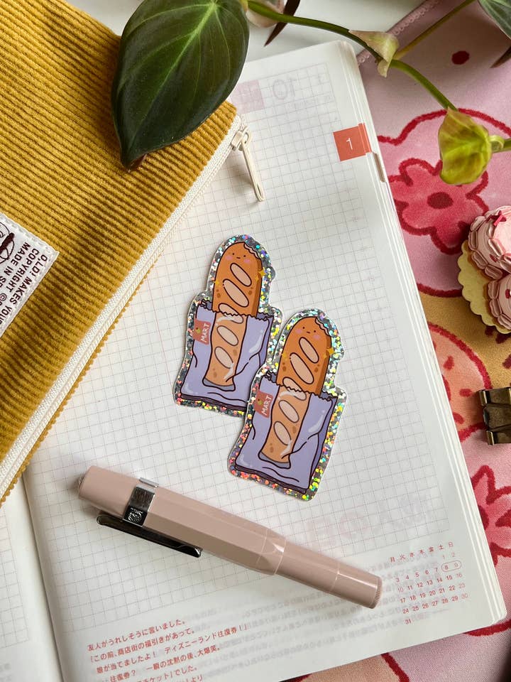 Baguette Sticker for wholesale by Marlene Vega Studio