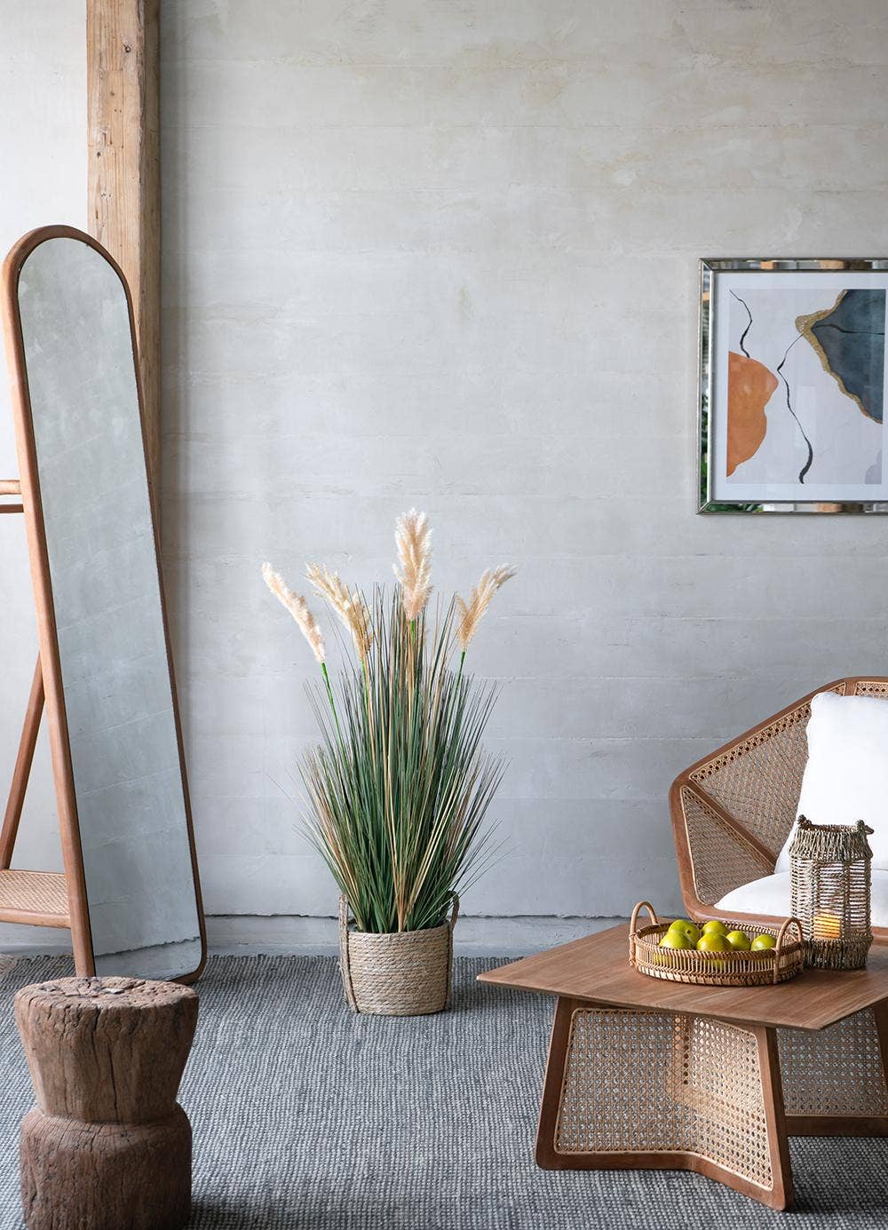 A&B Home Group Inc. - Wholesale Artificial Plant - D14x45"H Potted Pampas Grass Plant4