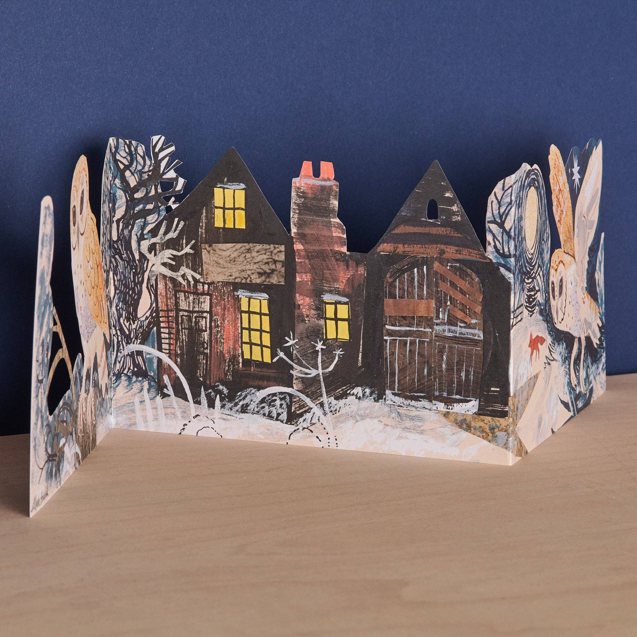 Art Angels - Wholesale Everyday Greeting Card - Three Fold Silent Flight1