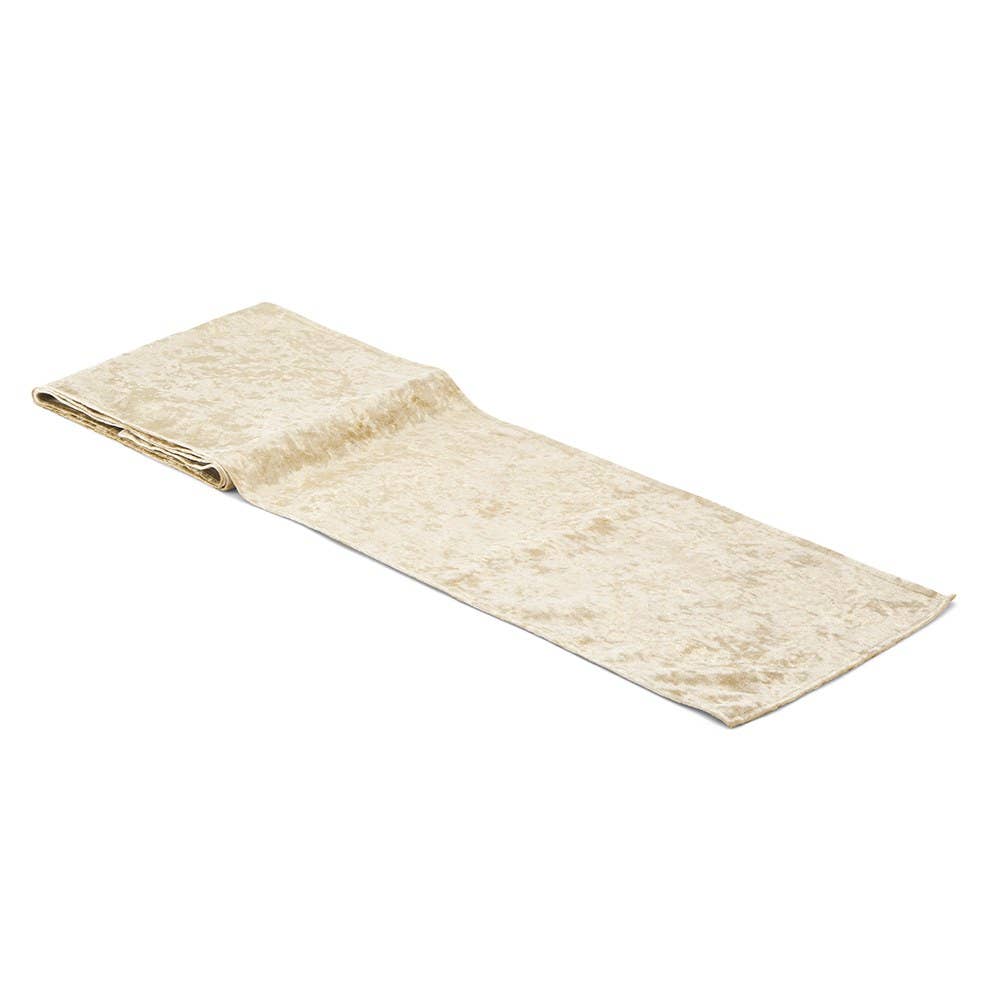 Weddingstar Inc. – Engroshandel Bordløber – Fløjl Løber til Bord - Champagneguld1