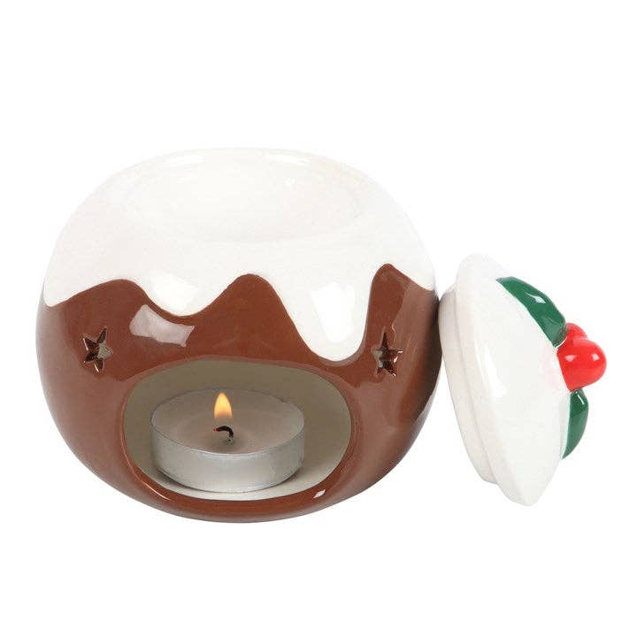Something Different Wholesale – wholesale Oil warmer – Christmas Pudding Oil Burner