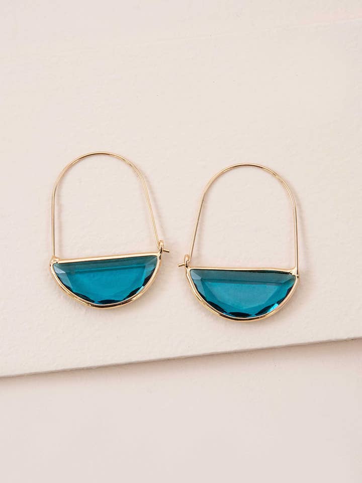 Glacier Hoop Earrings | Ocean for wholesale by Lovoda
