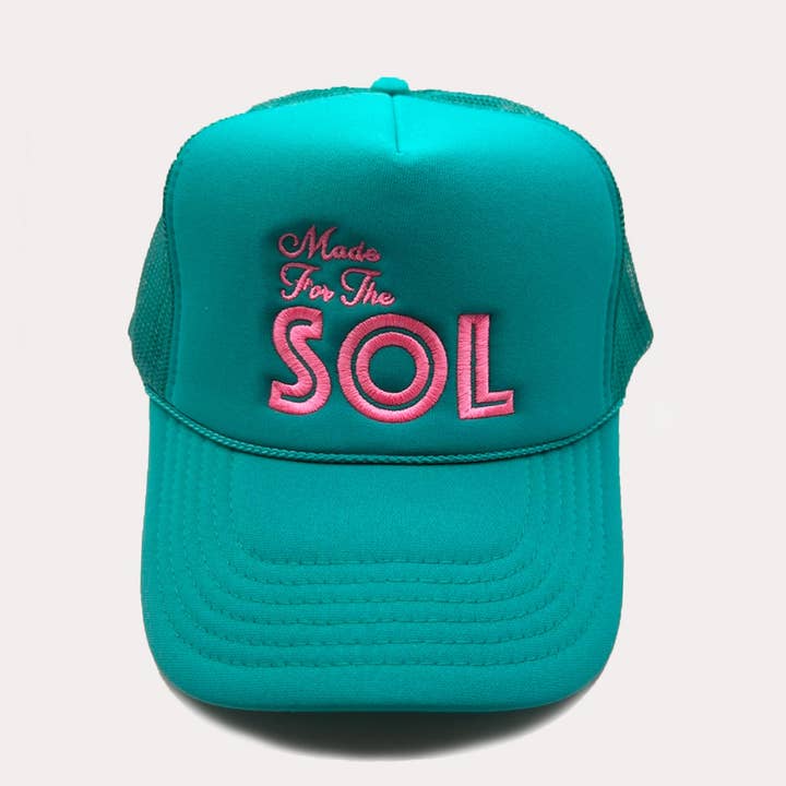 Lavede til SOLEN - FARVE PINK FEST Broderet Hat for engroshandel hos Moliko LLC.