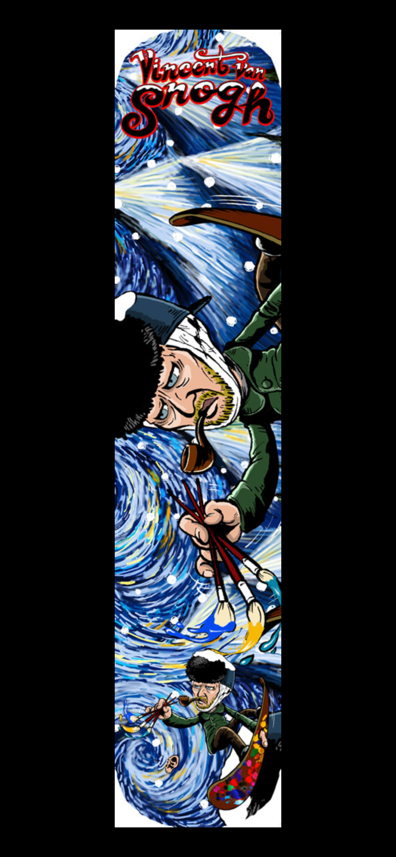 Sno*Cal – Engroshandel Sportsudstyr – Vincent van Snogh snowboard med hvid eller sort top2