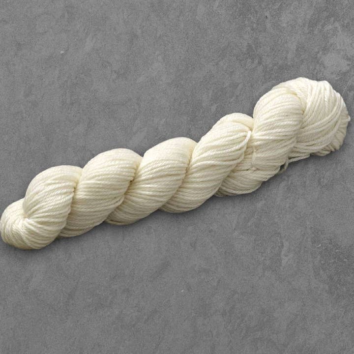 Undyed Yarn: SW Merino 4 Ply Minis Knitting Yarn for wholesale by Rooster Undyed Yarns
