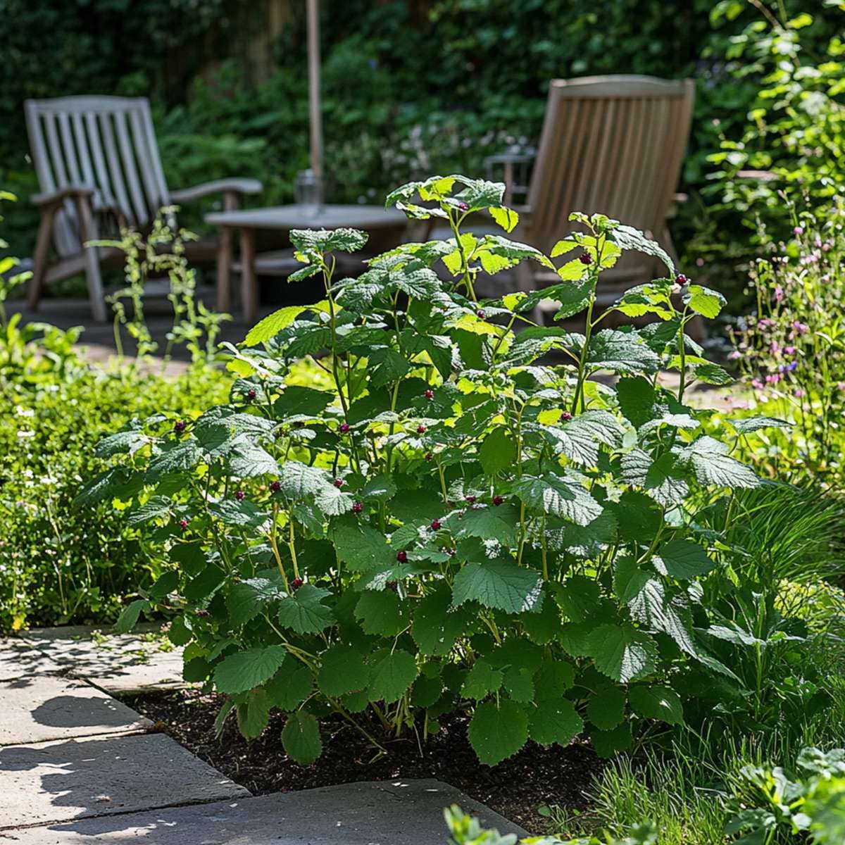 Oasis of Life – Großhandel Pflanzen – Brombeerpflanzen – 2 Pflanzen – Rubus Fruticosus 'Thornfree' – Höhe 50–60cm – Ø15cm – Dornenlose Brombeere – Selbstbestäubend & winterhart – Süße Früchte für Garten, Terrasse & Hochbeet4