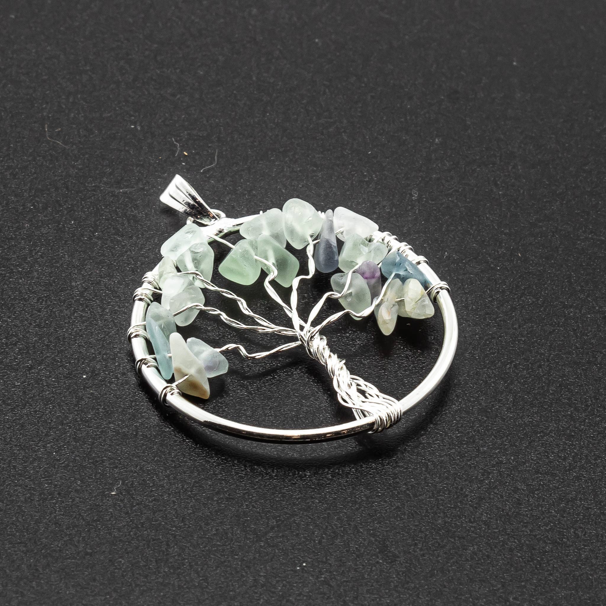 Quasar Gems USA – Großhandel Individueller Charm/Anhänger – Lebensbaum Edelstein-Anhänger Halsketten15