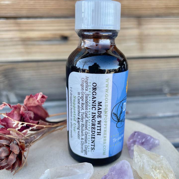 Golden Poppy Herbal Apothecary - Wholesale Tincture - Digestive Bitters Tincture, 1 oz2