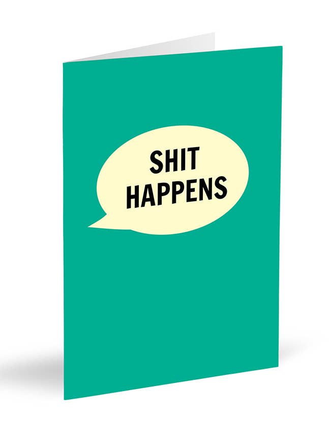 Shit Happens Card for wholesale by Dialectable
