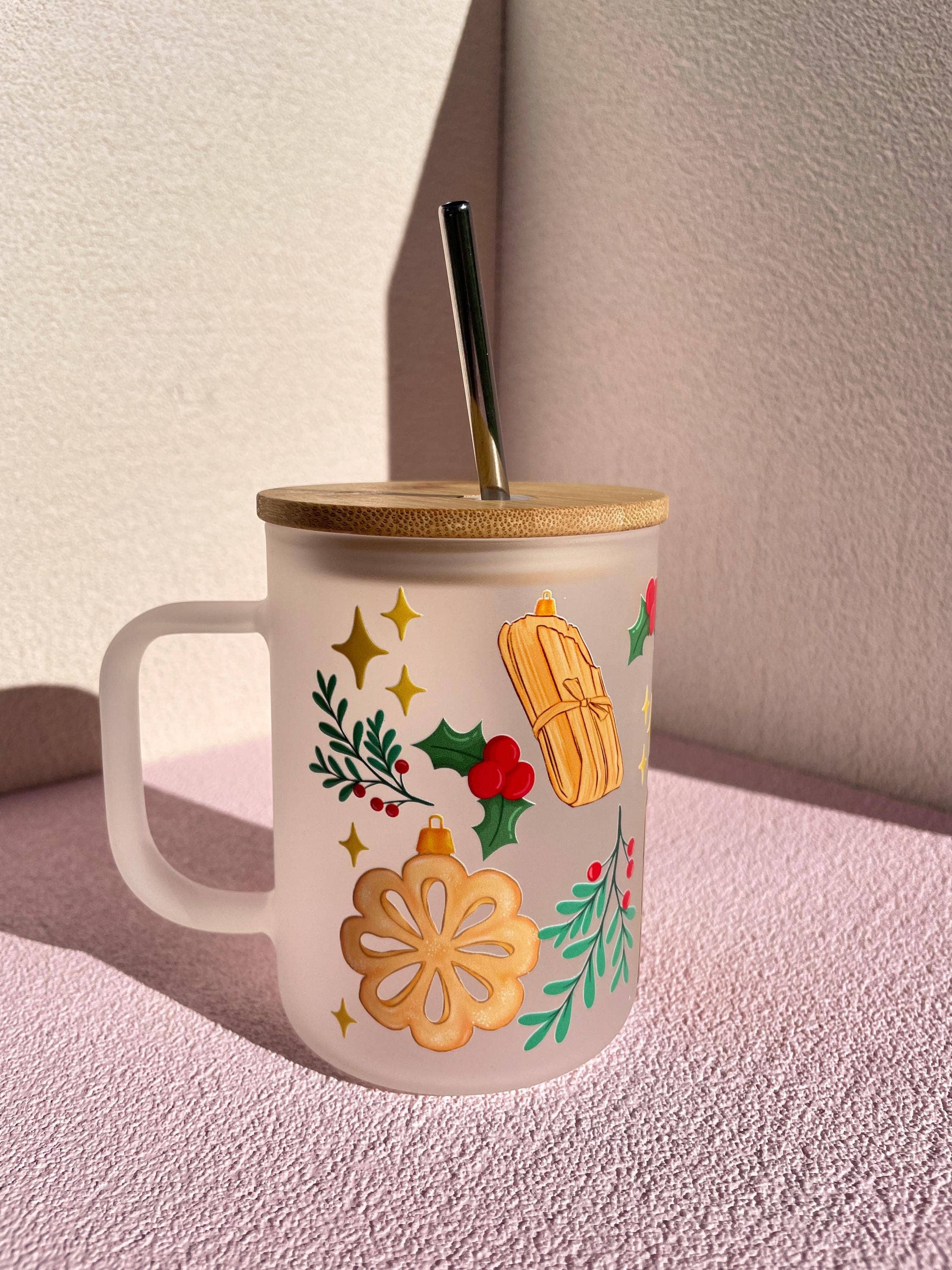 Las Changuis Tianguis - Wholesale Insulated Mug/Tumbler - Abuelita Chocolate 17 oz Travel Mug with Bamboo Lid & Straw2