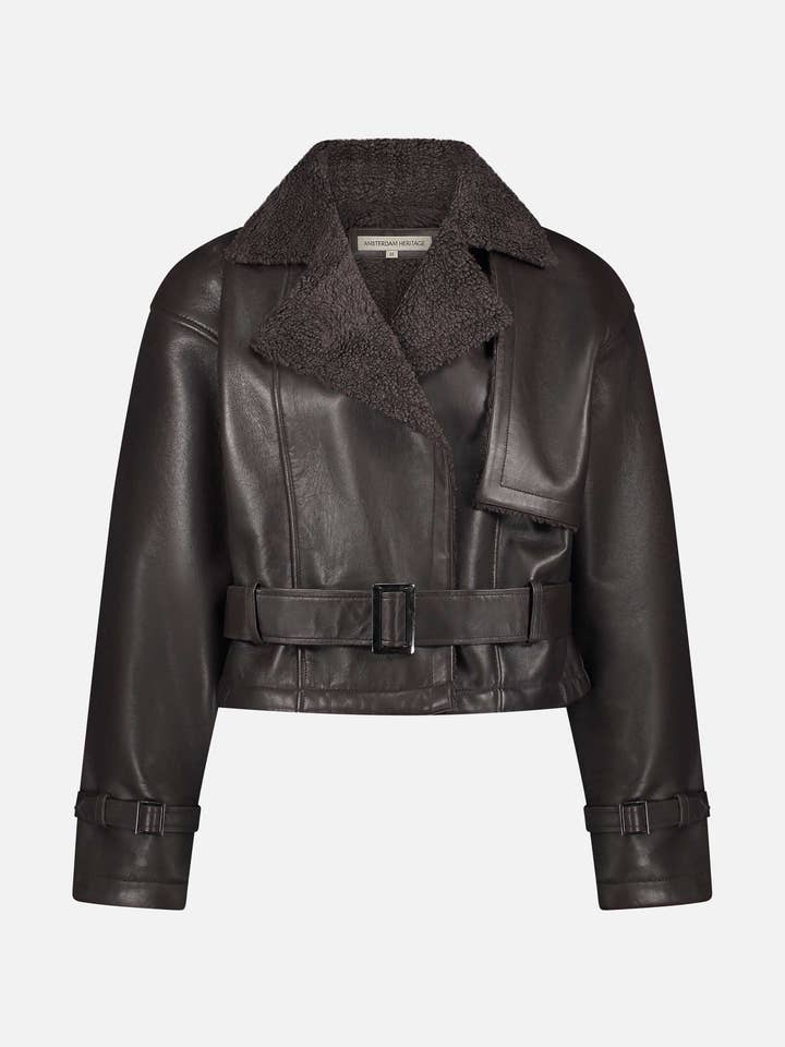 Amsterdam Heritage Leather Belts, Bags, Jackets & Apparel - Wholesale Leather Jacket - Women's - Alaska | Leather Bomber Jacket4