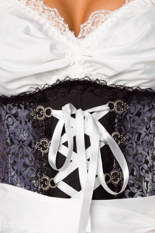 atixo GmbH - Vendita all'ingrosso Costume di carnevale - Donna - Dirndl premium con camicetta e grembiule7