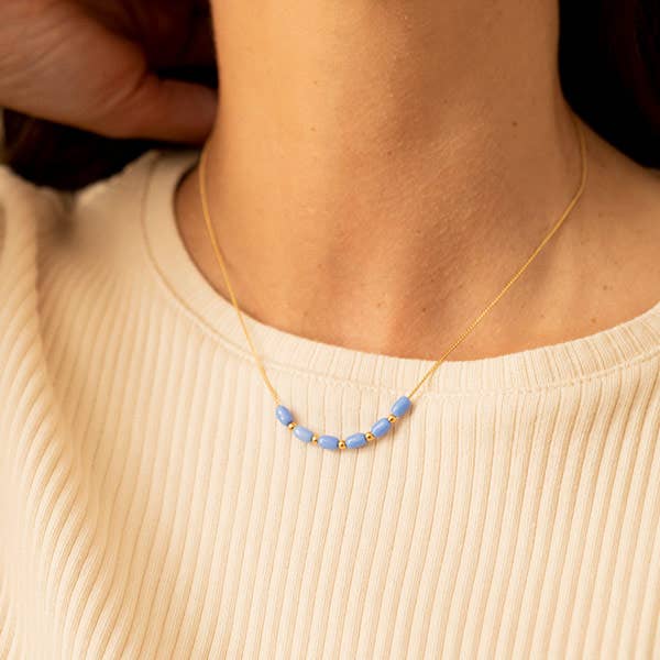 Srta.Bolitas - Vente Collier de perles - Collier Breeze2