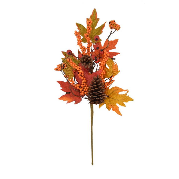 Pick de arce y bayas de cosecha de 24" para venta al por mayor de Tremont Floral Supplies