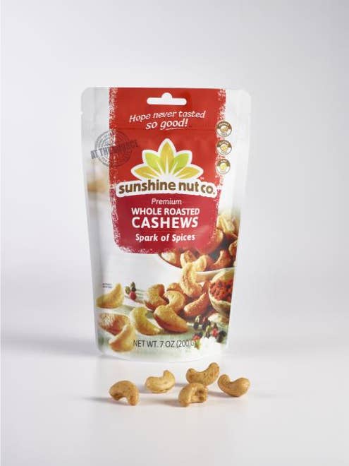 Sunshine Nut spicy cashews 200g - case of 6 for wholesale by African Kingdom