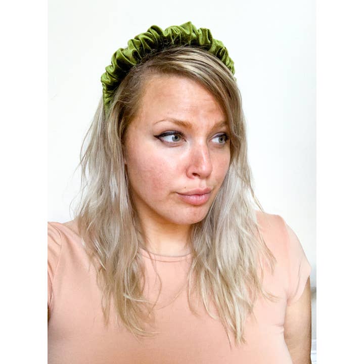 Iris Atelier - Venta al por mayor Cinta para el pelo - Mujer - Diadema de terciopelo con volantes4