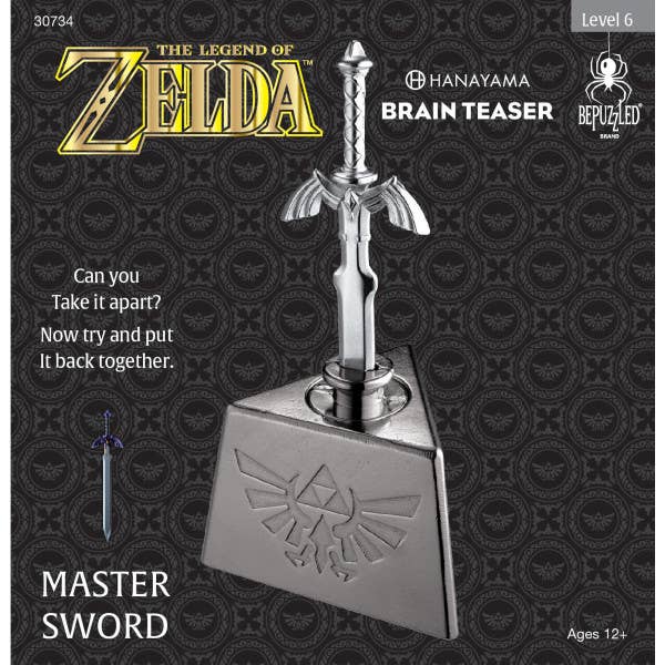 University Games - Wholesale Decorative Tabletop Object - Hanayama Legend of Zelda Master Sword (Level 6)