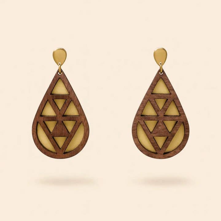 Geometriske trekanter i dråbeform for engroshandel hos Asjeblief