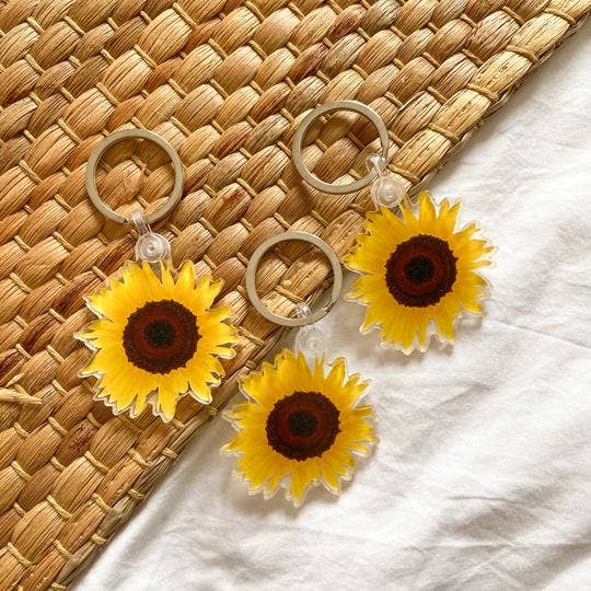 Becky D Designs - Wholesale Keychain - Women's - Sunflower Keychain6
