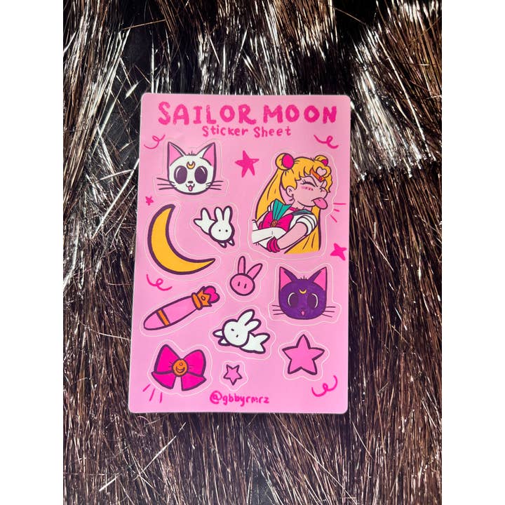 Art of Gabby Ramirez - Wholesale Sticker - Sailor Moon Sticker Pack