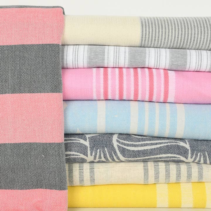 Personalized Wedding Gift, Spa Towel Set of 8 for wholesale by Organic Turkish Towels