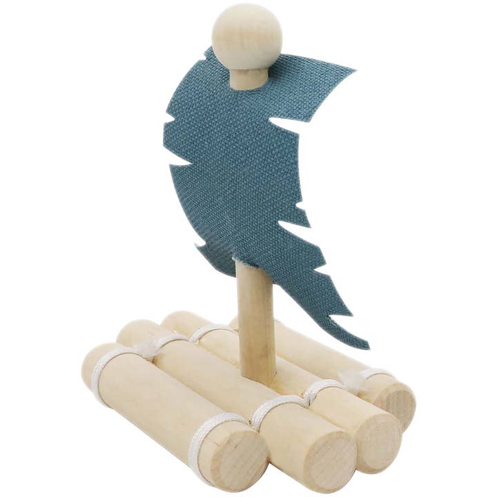 Ulysse Couleurs d'Enfance – wholesale Leksaksset - Barn – TRÄ SEGELBÅT: FLOTTE (uppsättning 8)