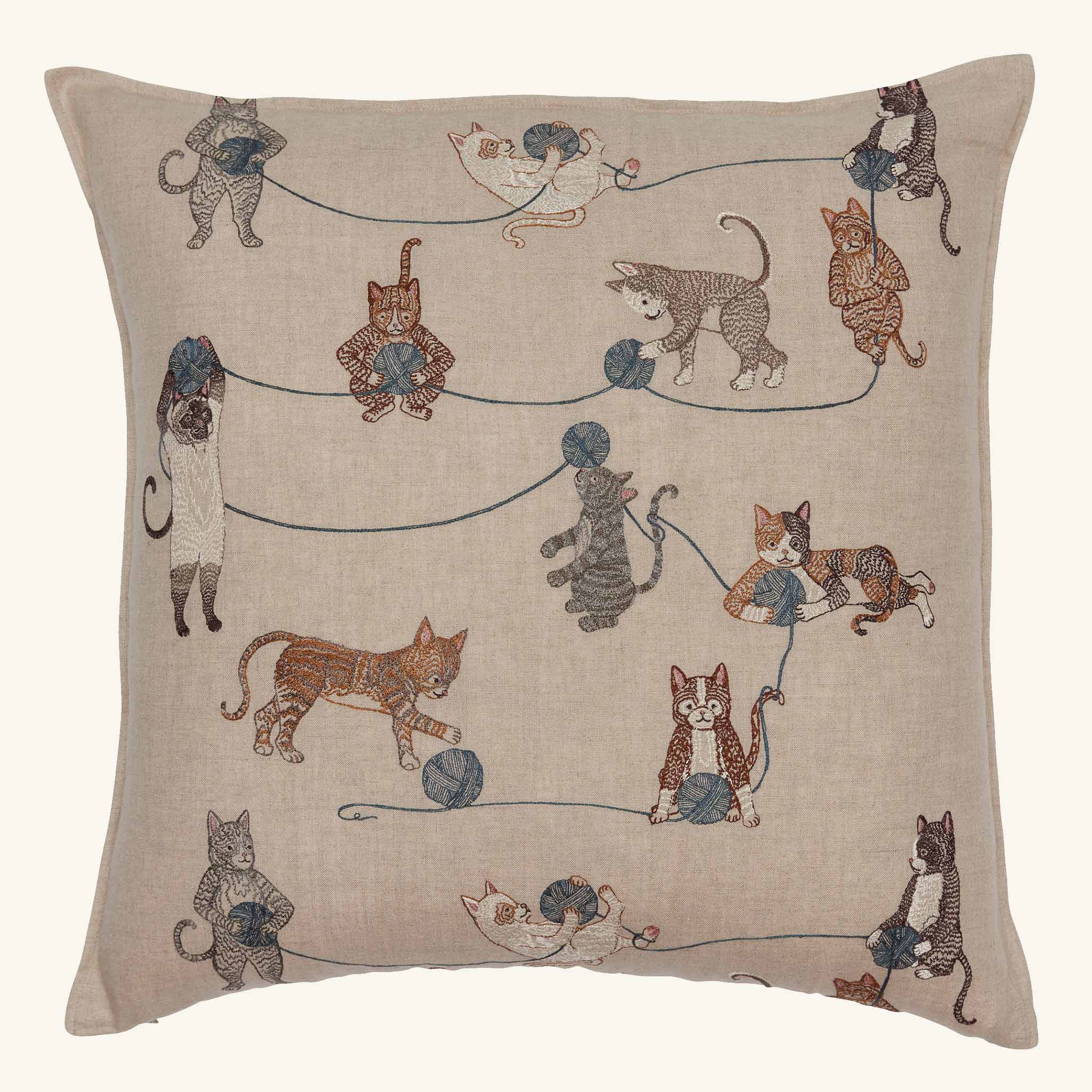 Coral & Tusk - Vente Coussin décoratif - Coussin Playful Cats6