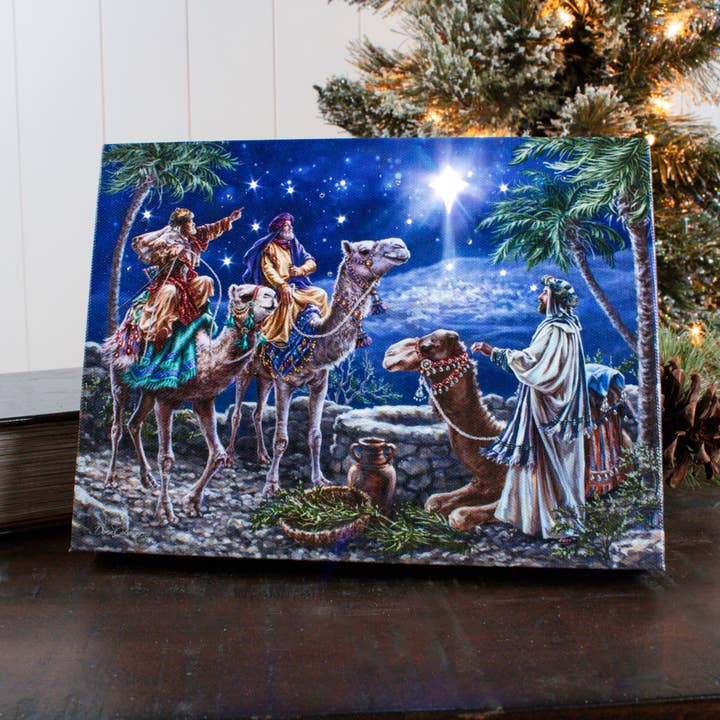 Toile de table éclairée The Magi 8x6 pour la vente par Glow Decor