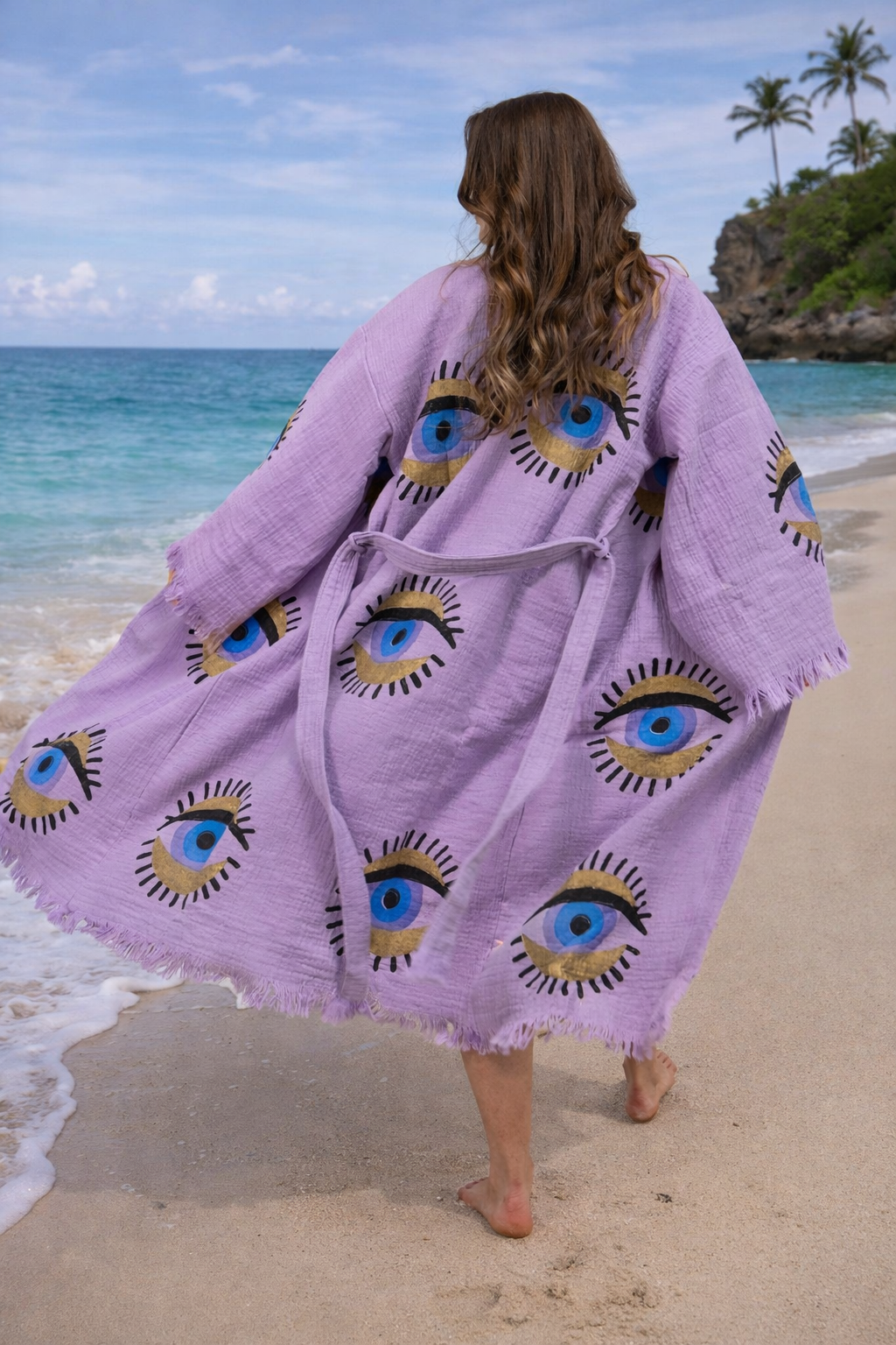 Karli Buxton - Wholesale Robe - Unisex - Gold Eye Kaftan Summer!0