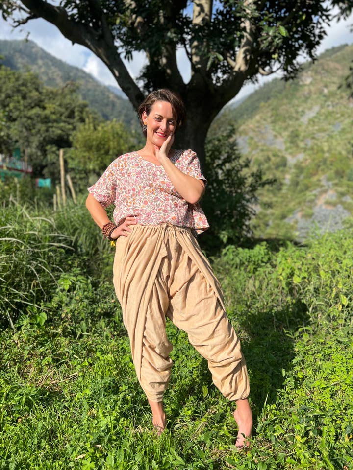 A Tender Rose – wholesale Pants – Women's – Hemp Cotton Dhoti Pants