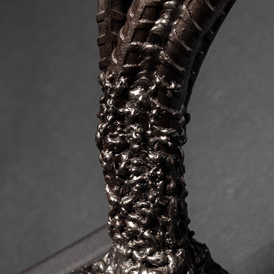 Metal Relic - Wholesale Wall Accent - "The End" 8 Point Deer Buck Skull Wall Sculpture4