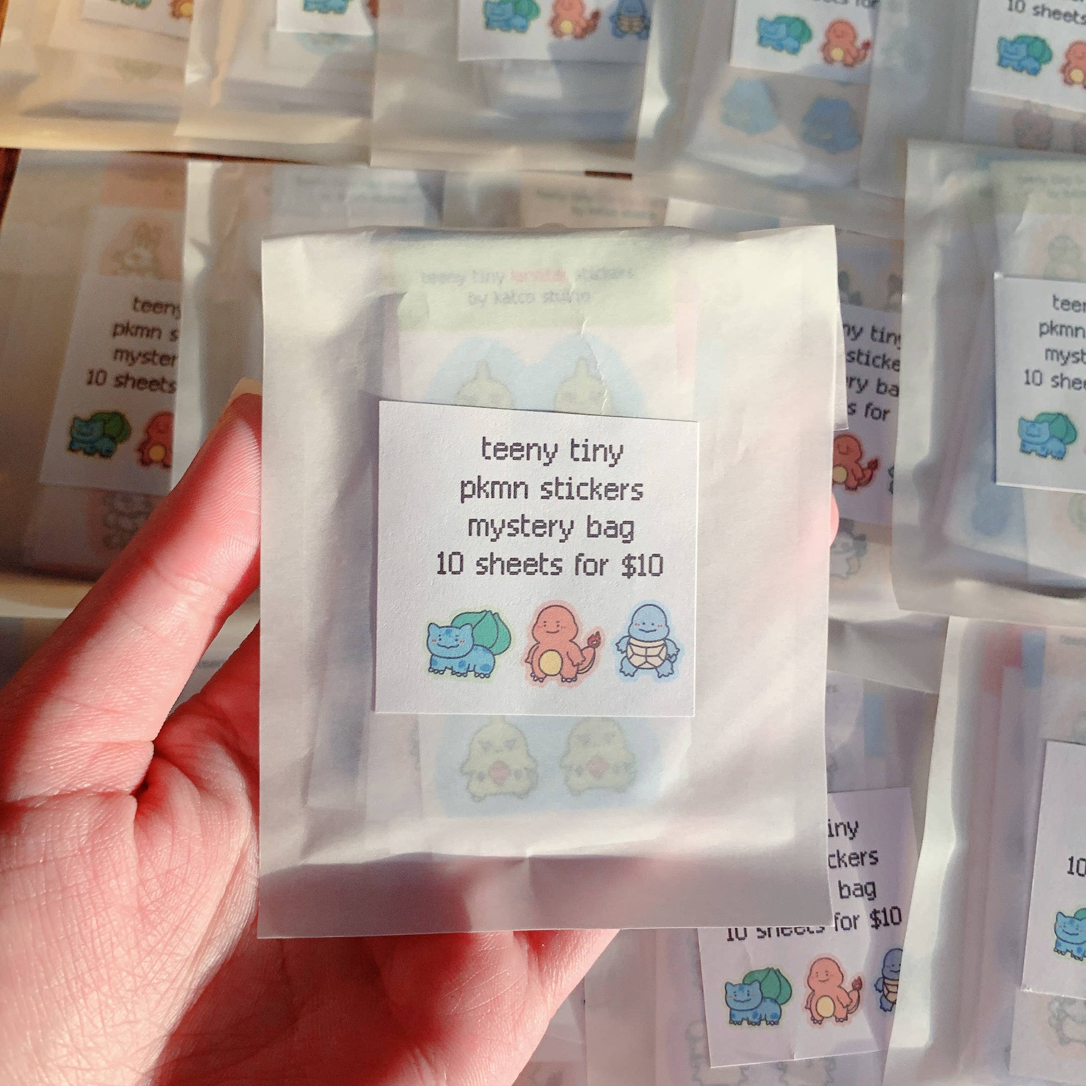 Katco Studio - Wholesale Sticker - Mystery Pokemon Sticker Packs