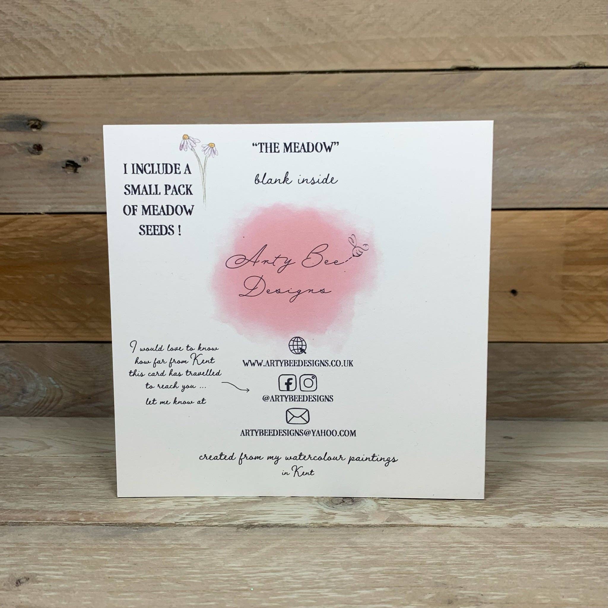 Arty Bee Designs – wholesale Morsdagskort – Meadow Seeds mors dagskort3