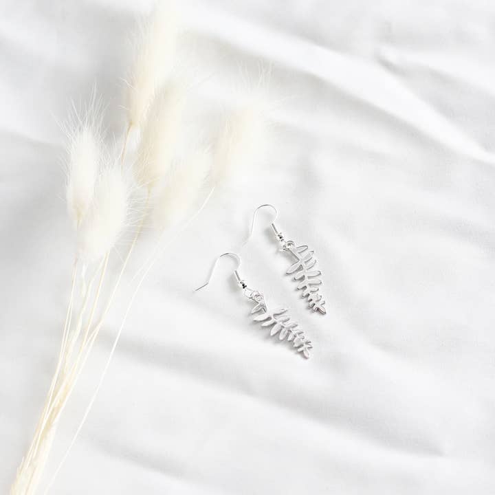 Birch Jewellery - Vente Boucles d'oreilles pendantes - Boucles d'oreilles Fern Leaf