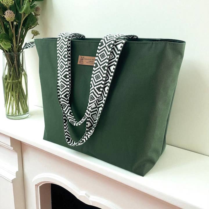 Emmanuel CrƩation - Wholesale Shoulder Bag - Women's - Alabama bag, "Brooklyn" khaki3