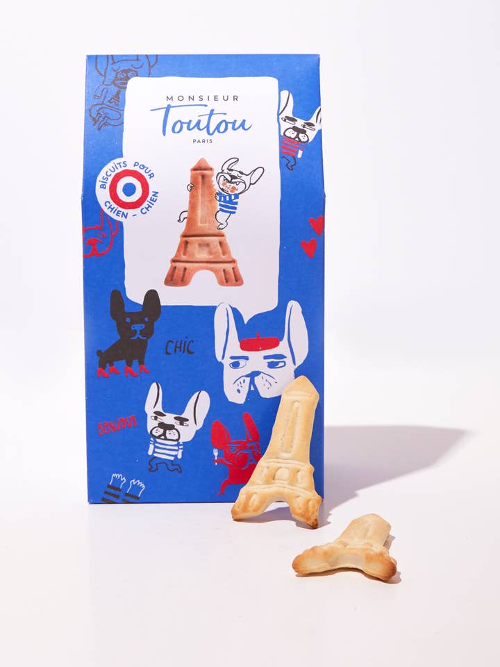 Hundekekse – Monsieur Toutou Paris – Eiffelturm für den Großhandel von Wouapy