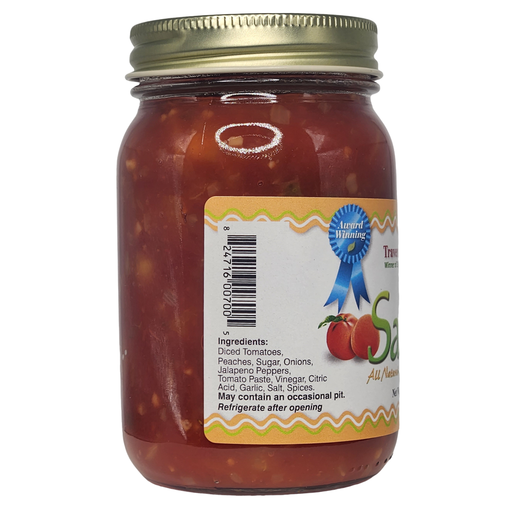 Traverse Bay Farms / Fruit Advantage - Wholesale Salsa - Peach Salsa - Medium2