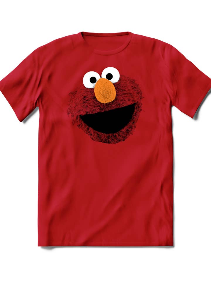 BRIEF INSANITY - Wholesale Screen Printed T-Shirt - Kids - Sesame Street Elmo Shirt