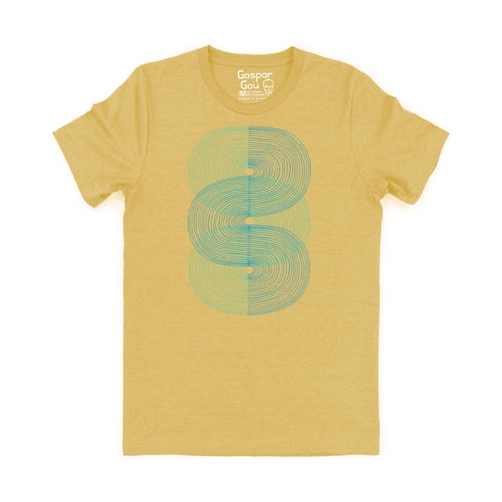 Gaspar Gou - Wholesale Screen Printed T-Shirt - Men's - Double S Curve Charlie Tee4