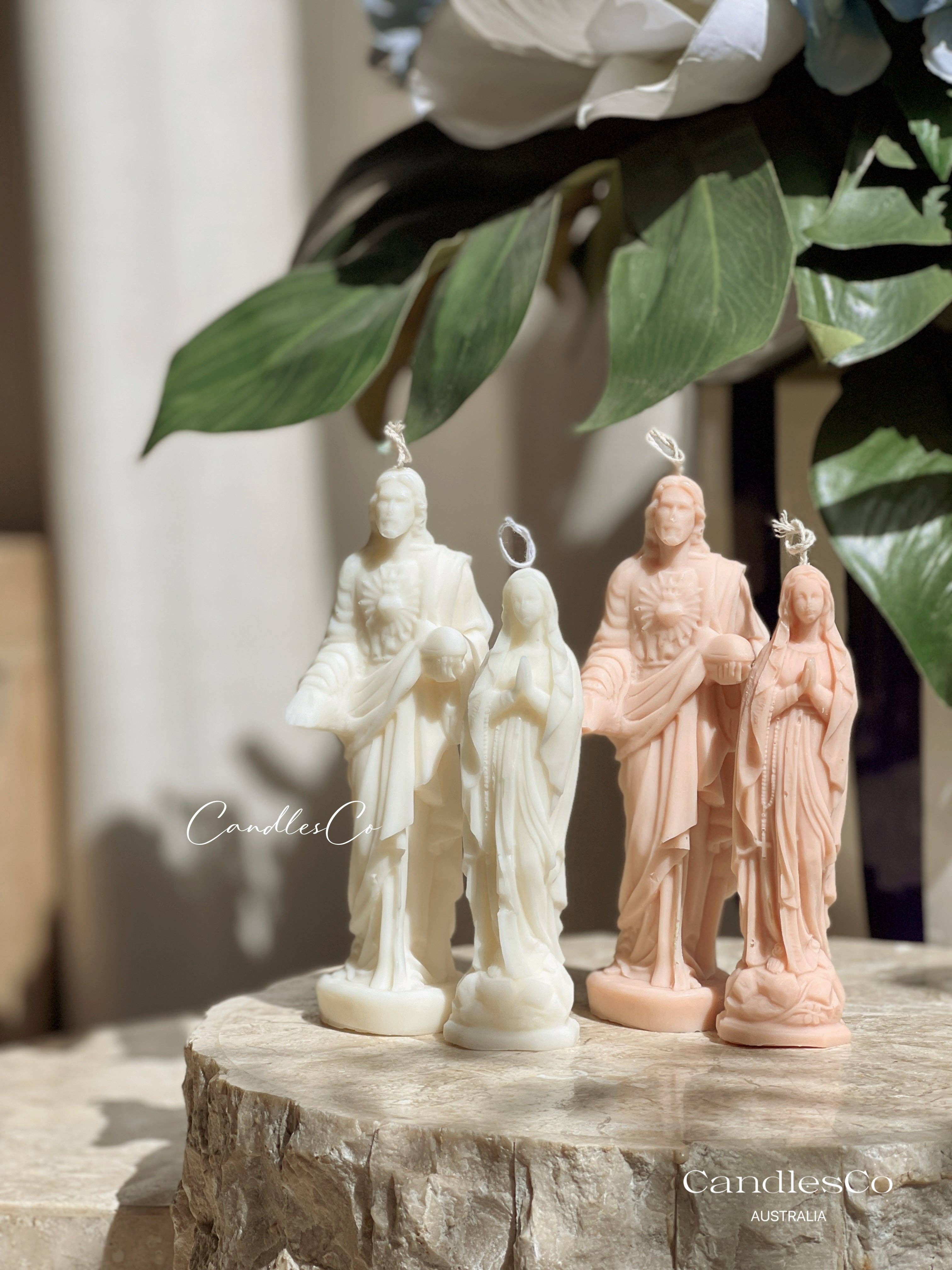 CandlesCo Australia - Wholesale Novelty candle - Jesus and Mary Statue3