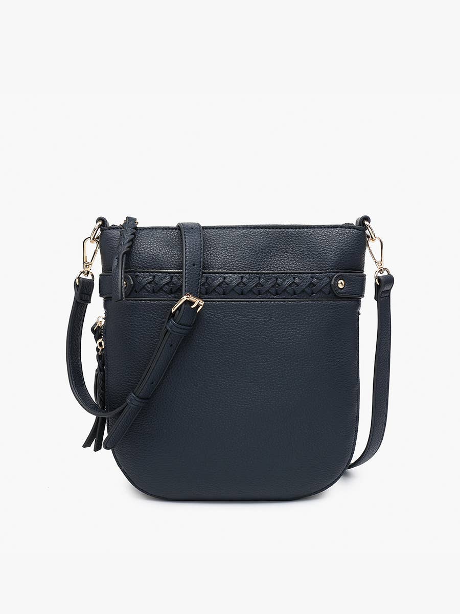 Jen & Co. - Wholesale Crossbody Bag - Women's - M2466 Esther Whipstitch Trim Round Crossbody7