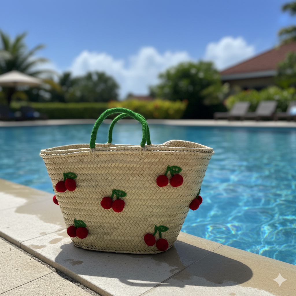 craftberber - Wholesale Beach Bag - French basket bag, Natural Bag, Beach Bag, Handmade Bag3