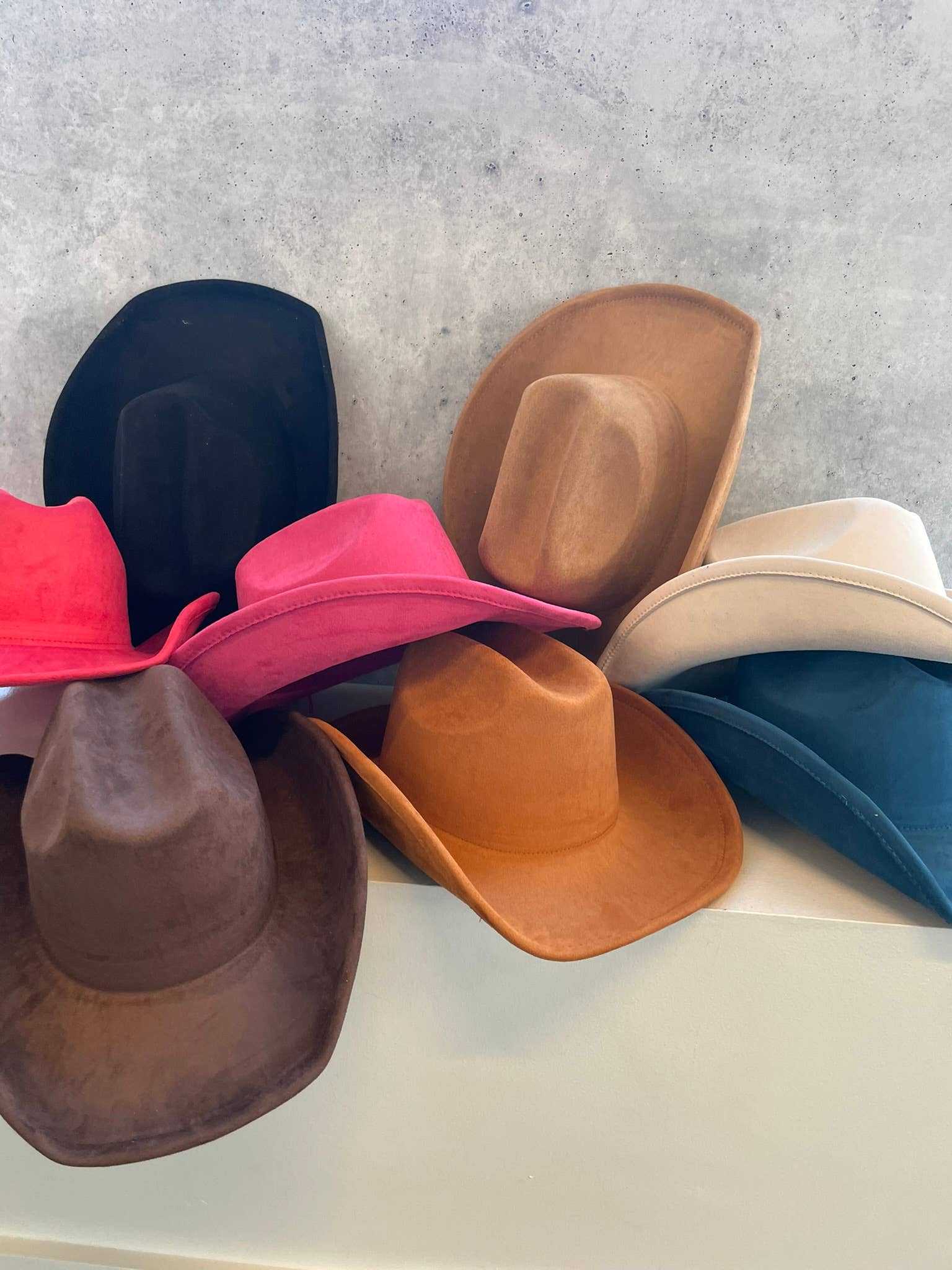 Love and Thyme - Wholesale Cowboy Hat - Women's - Best Seller! VEGAN SUEDE CATTLEMAN COWBOY HAT11