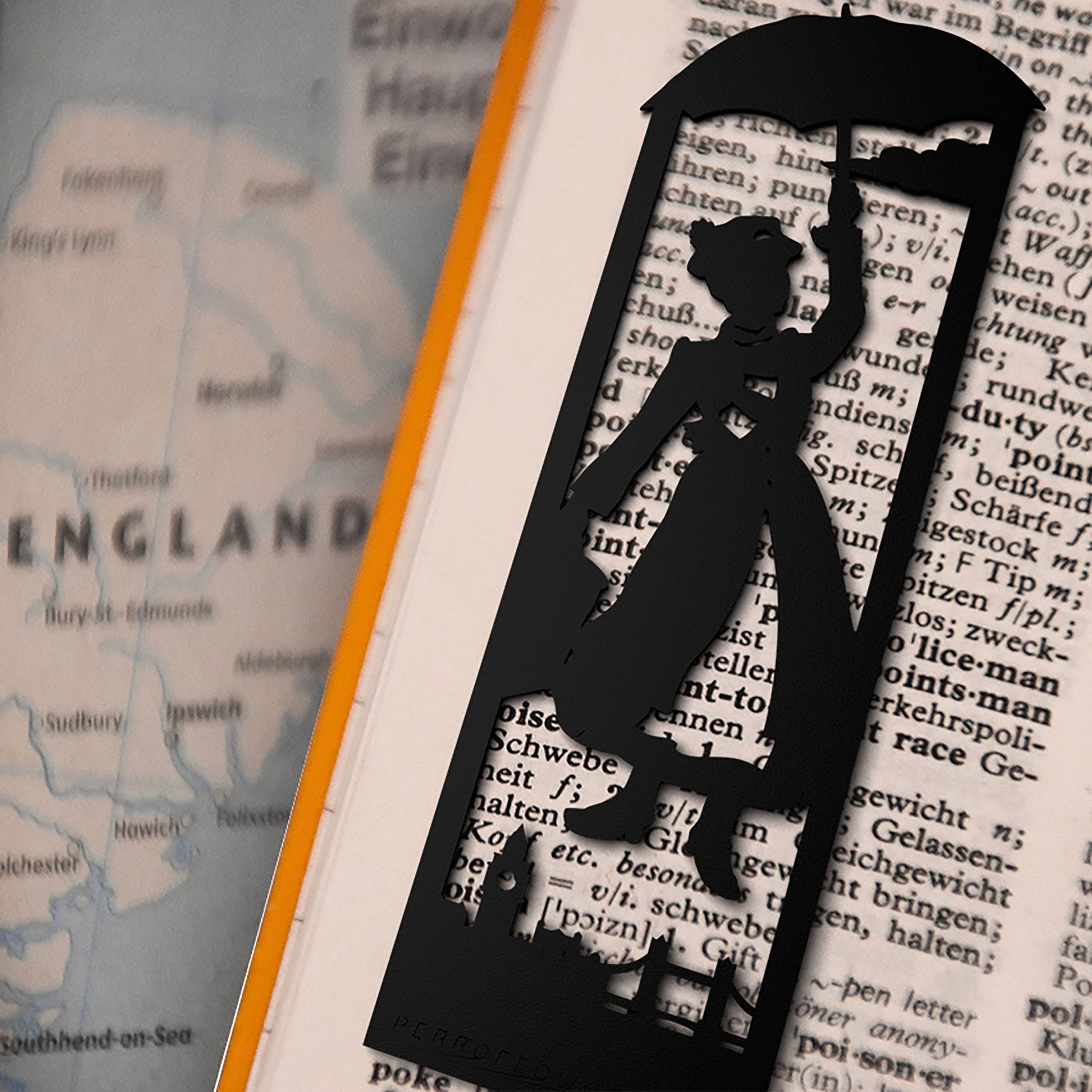 Perro Feo Workshop - Wholesale Bookmark - Mary Poppins Laser-Cut Bookmark2