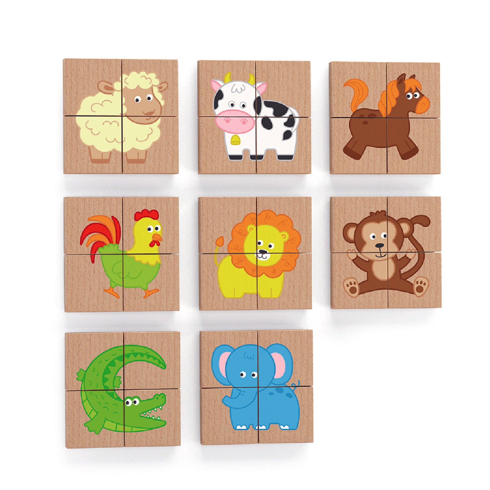 Kinder Life Inc. - Wholesale Blocks - Kids Baby - Engage Young Minds: Magnetic Block Sets for Endless Play & Learning - Animals1