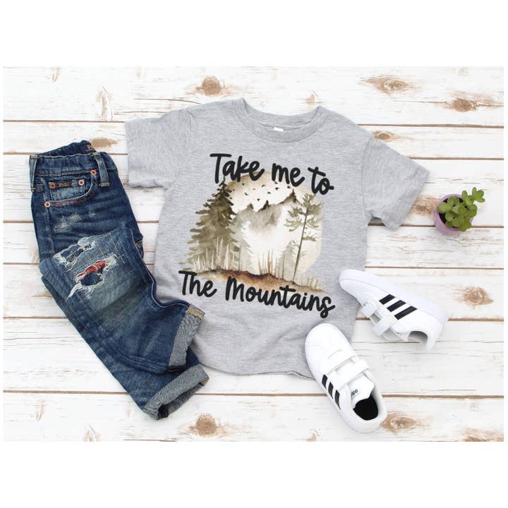 Take me to the Mountains DTF Print for wholesale by Simple Tymes