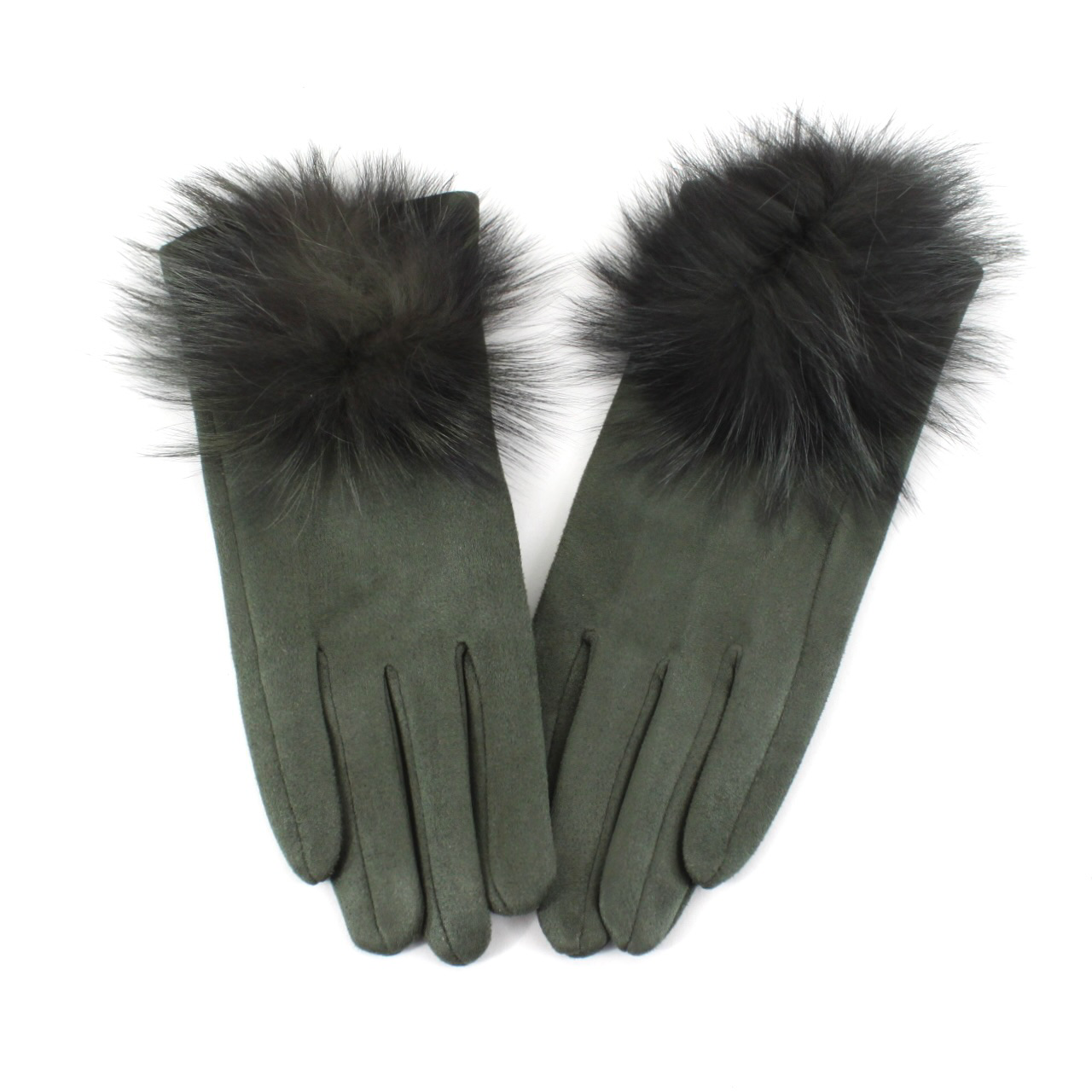 Pretty Persuasions – wholesale Gloves – Women's – A24020 Extra Furry Pom Pom Gloves6