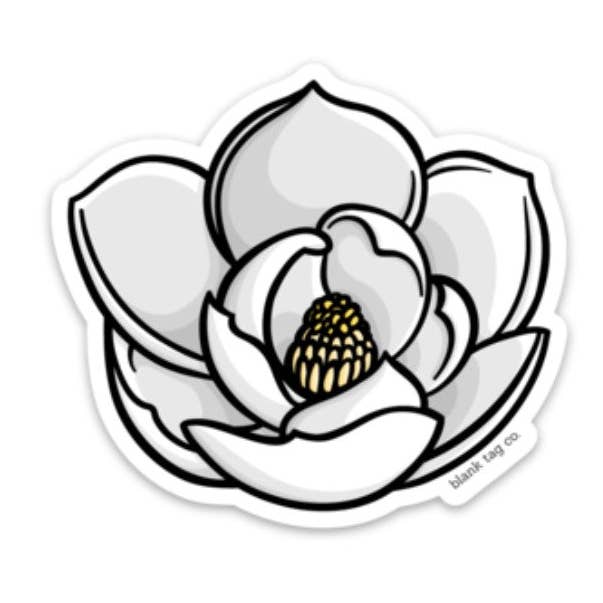 Blank Tag Co.® Waterproof Sticker - Magnolia for wholesale by Blank Tag Co. - Waterproof Stickers
